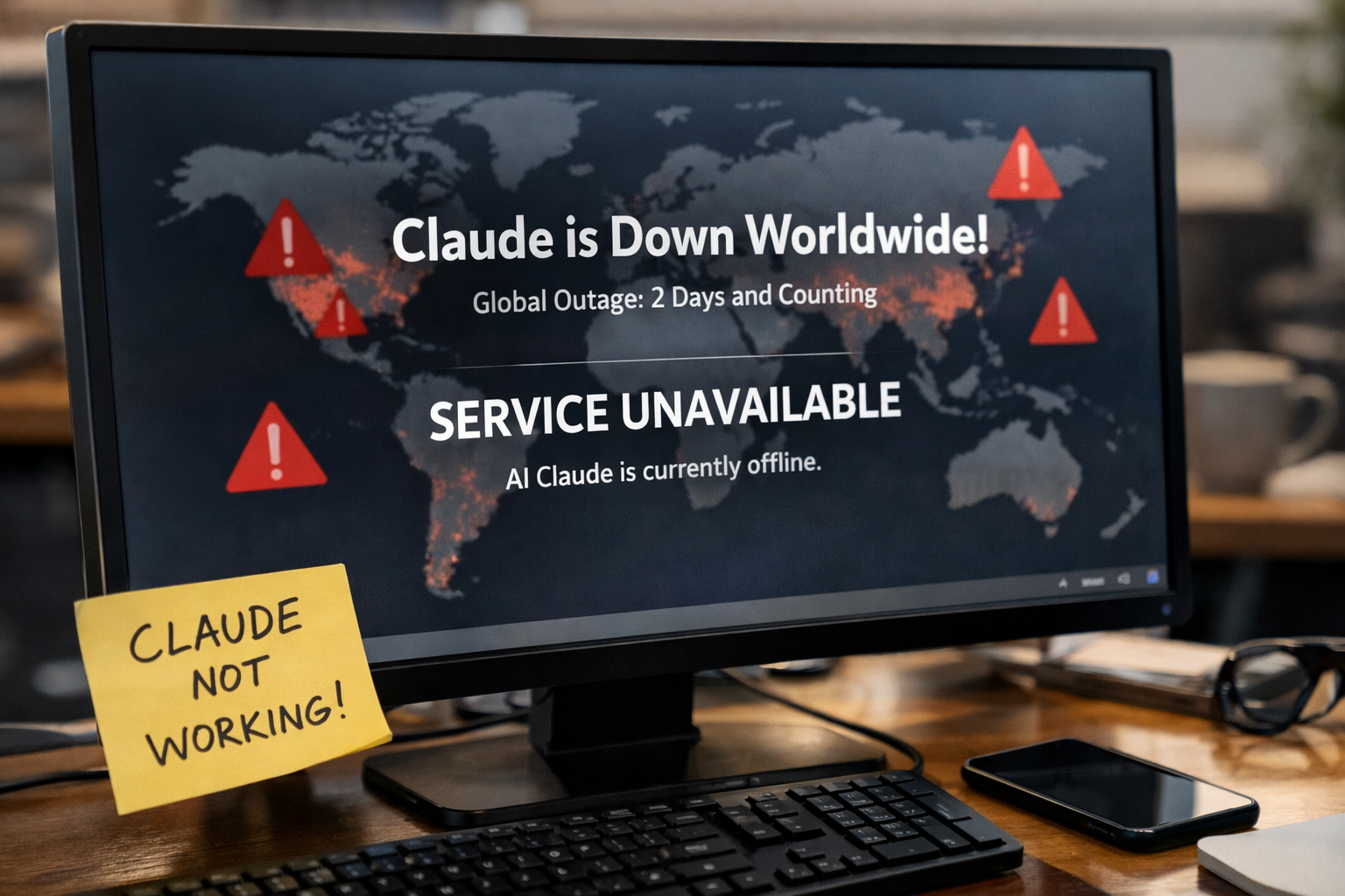Masivní výpadek Claude-globální výpadky platformy Anthropic